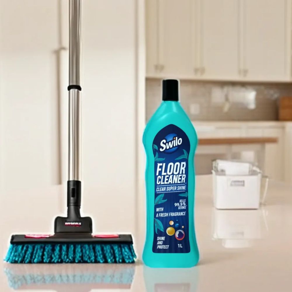 Swilo Floor Cleaner – Powerful Stain Removal & Long-Lasting Freshness | Clear Super Shine- Kills 99.9% Germs*