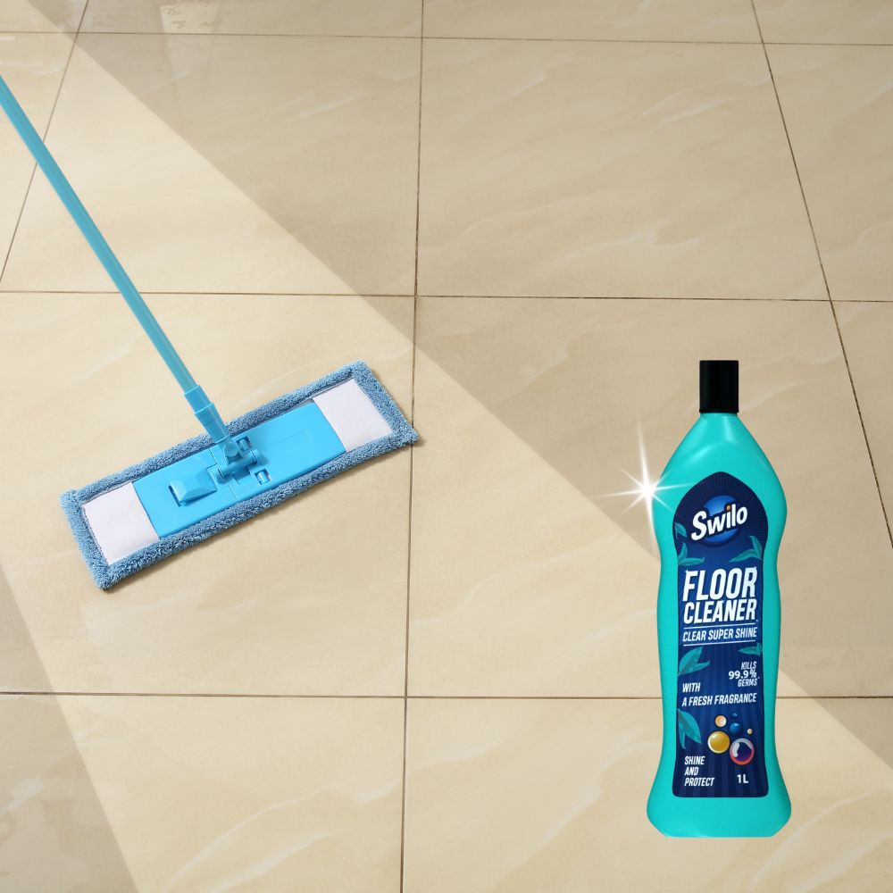 Swilo Floor Cleaner – Powerful Stain Removal & Long-Lasting Freshness | Clear Super Shine- Kills 99.9% Germs*